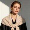 Practical High Density Soft Triangular Shawl Lightweight Moisture Resistant And Easy Care For Winter Season Versatility
