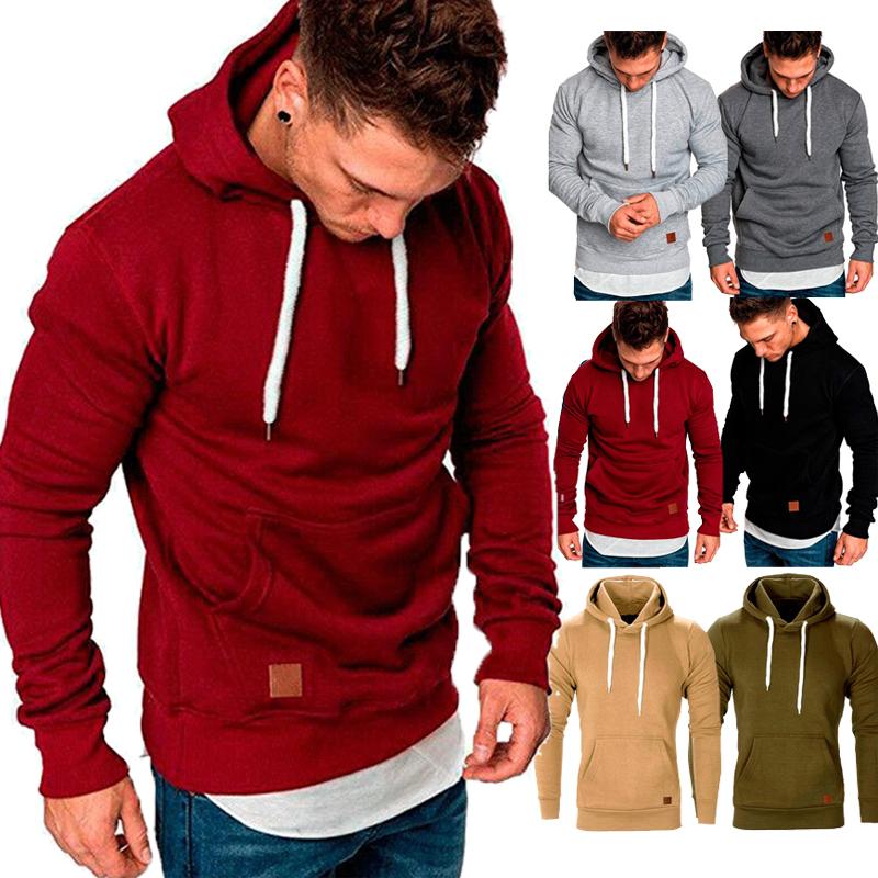 Men Jacket Pullover Sweater Coat Solid Long Sleeve Hoodie Sweatshirt Outwear Top Men Jacket Pullover Sweater Coat Solid Long Sleeve Hoodie Sweatshirt Outwear Top