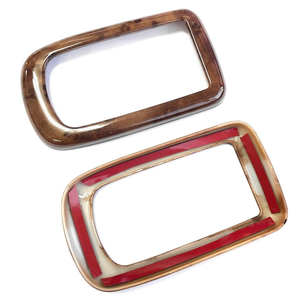 CGP Center Cluster Panel Door Brown Wood Set for Early Model Hijet Sambar and Pixis Truck Bezel, Grain, 3-Piece (S500P/S510P) Truck, Jumbo, Truck,