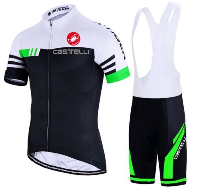 Summer New Cycling Suit Short-sleeved Suit Road Mountain Bike Shirt Quick-drying Breathable Cycling Shorts Men's