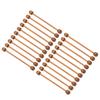 20pcs Mini Wood Tapestry Hanging Rods DIY Handcraft Polished Mini Tapestry Pole Wooden Sticks for