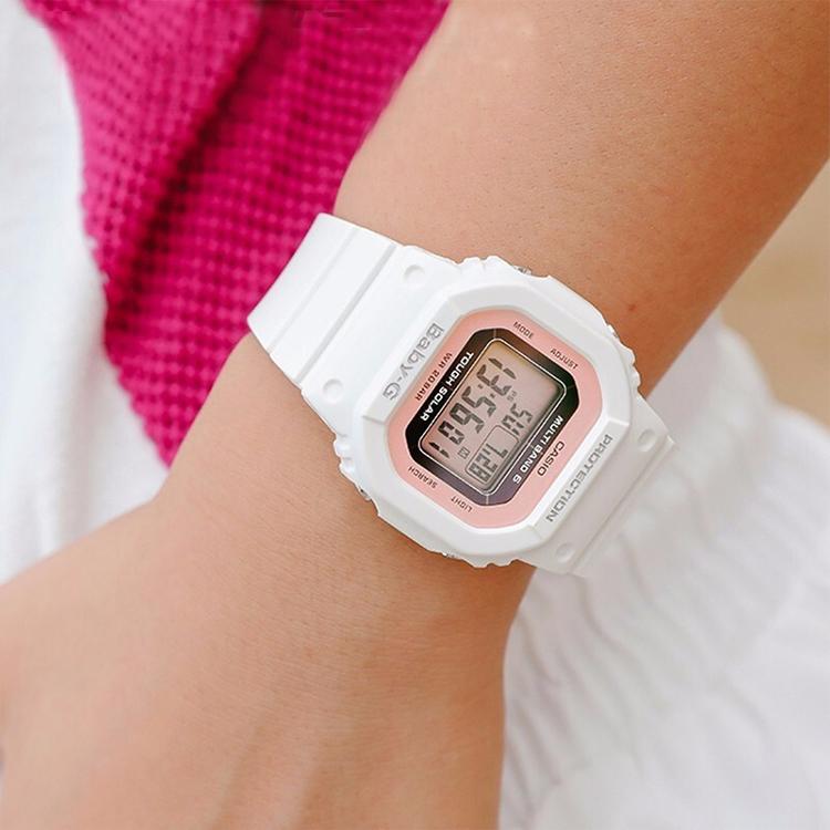CASIO Women's BABY-G White Watch BGD-5000U-7DPR BGD-5000U-7DPR