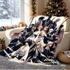BLEACH Pattern Blanket for Home Decoration, Bed, Sofa, Car Travel, Camping, Suitable for All Seasons, Birthday Christmas Gift