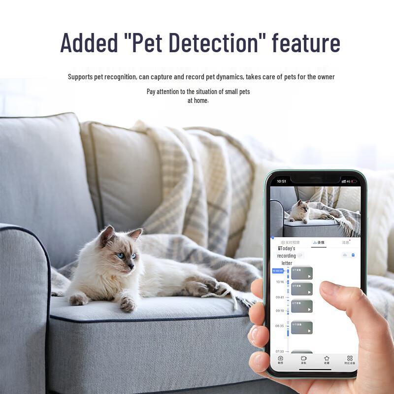 EZVIZ C6c 3K PTZ Verbesserte Smart Home Kamera mit 128GB Karte (CN-Version)