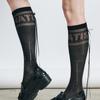 Smith Armor SA Back Ribbon See-Through Knee Socks_2color