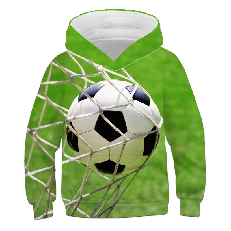 Hoodies 3d Print Football Nets Sweatshirts Boys Girls Unisex Hooded Fashion Sweatshirts Kids Long Sleeves Clothes Coat