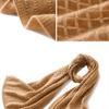Women's Diamond Openwork Pure Cashmere Scarf: Warm, Knitted, Versatile Shawl for Autumn & Winter