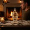 Alcohol Bottle with Screw Cap Eagle Head Whiskey Decanter 350ml Glass Animal Liquor Bottle 3D Bird Airtight Seal Wine Dispenser Stopper for Home Bar