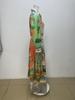 Spring 2026 European & American Women's Fashion: Belted Waist-Cinching Printed Lantern Sleeve Long Dress
