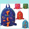 Backpack Dinosaur Print Children Oxford Cloth Fabric Kids Dino Polyester Bag