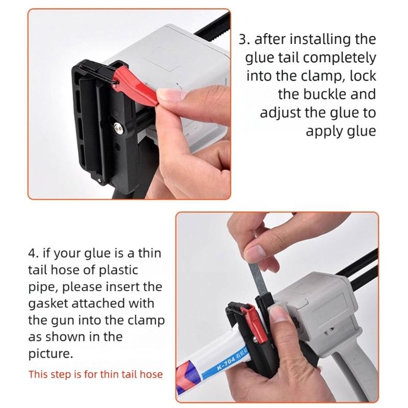 Lightweight Plastic Adhesive Dispenser Manual Glues Guns With Accurate Glues Application For Detailed Crafting Tasks