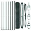 VidaXL Clôture Euro avec 7 poteaux 1.5x10 m Acier galvanisé 3350823