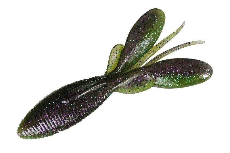 Jackall Soft Lure Fivoss 3.8 Inch 5 Pcs Muddy Gill (7376)