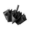 8K Fully Automatic Folding Umbrella Thickened Clear Umbrella Vinyl Sunscreen Sun Umbrella Shade