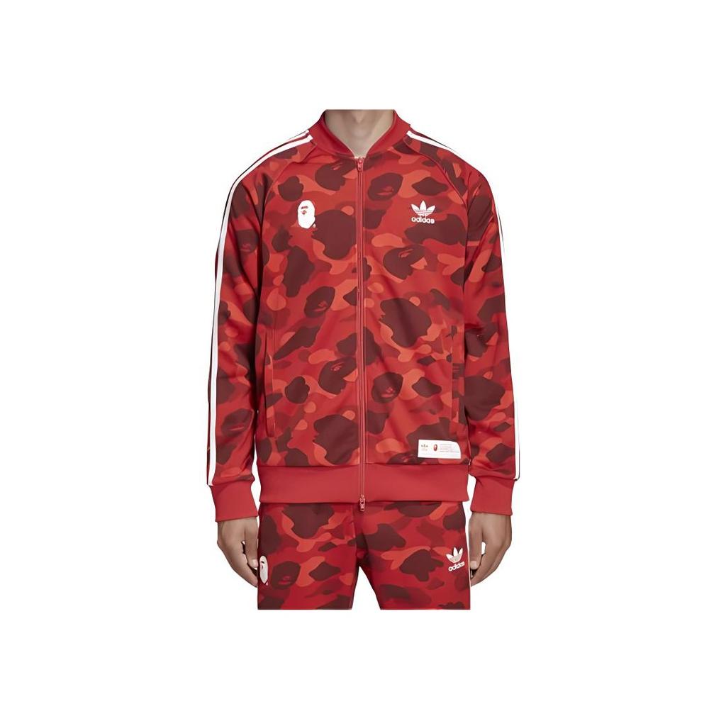 adidas X BAPE Adicolor Track Top Raw Red Men Outerwear DP0184