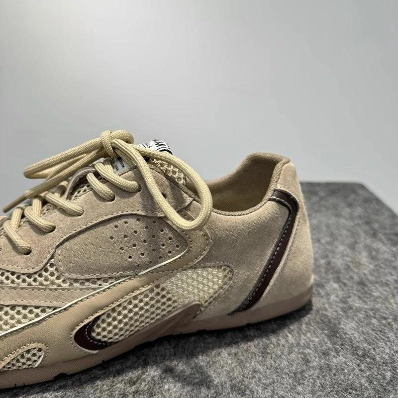 Brand Men's Sneakers Breathable Casual Shoes for Men Lace Up Flat Shoes Luxury Soft Sole Running Shoes Men Walking Shoe