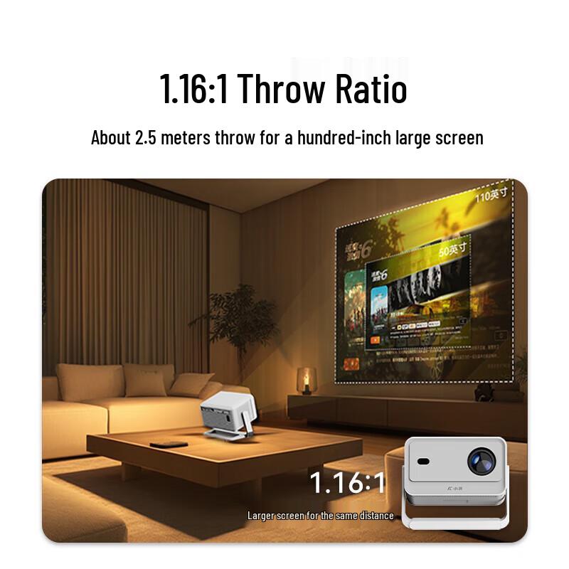 Skyworth Xiaopai Q5 4K Smart Tri-Color Laser Home Projector (CN Version)