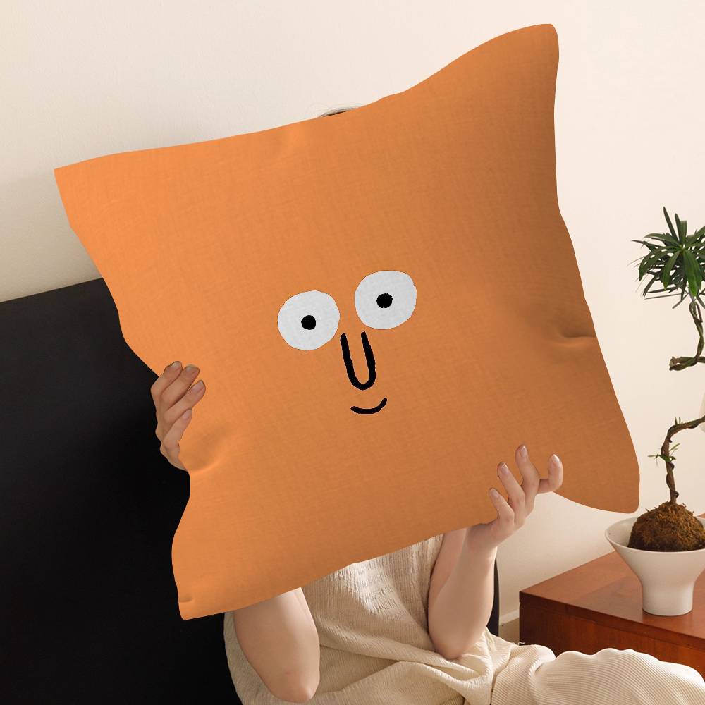 Art J-Jean J-Jullien Cute Lucky Dragon Pillow Cover Sofa Cushion Cover Home Room Decoration Children Gift
