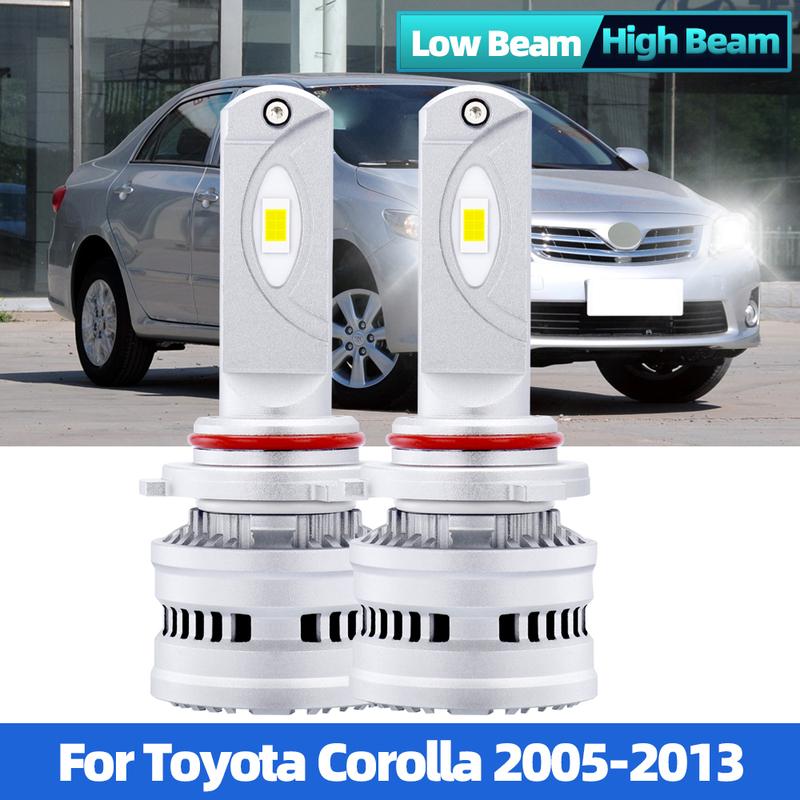 

HB3 HB4 9005 9006 Bulb Canbus Car Headlight CSP Chip Car Light 120W 30000LM For Toyota Corolla 2005-2009 2010 2011 2012 2013 Low Beam