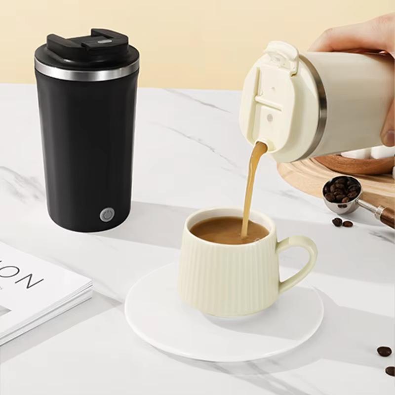Cană automată de amestecare reîncărcabilă, cană leneșă portabilă magnetică electrică de rotație, cană de cafea, cană de proteine ​​​​pudră de amestecare