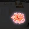 Glowing Peach Blossom Toilet Sticker Self-Adhesive Removable Wall Sticker For Bedroom/Fridge/Toilet Home Aesthetics