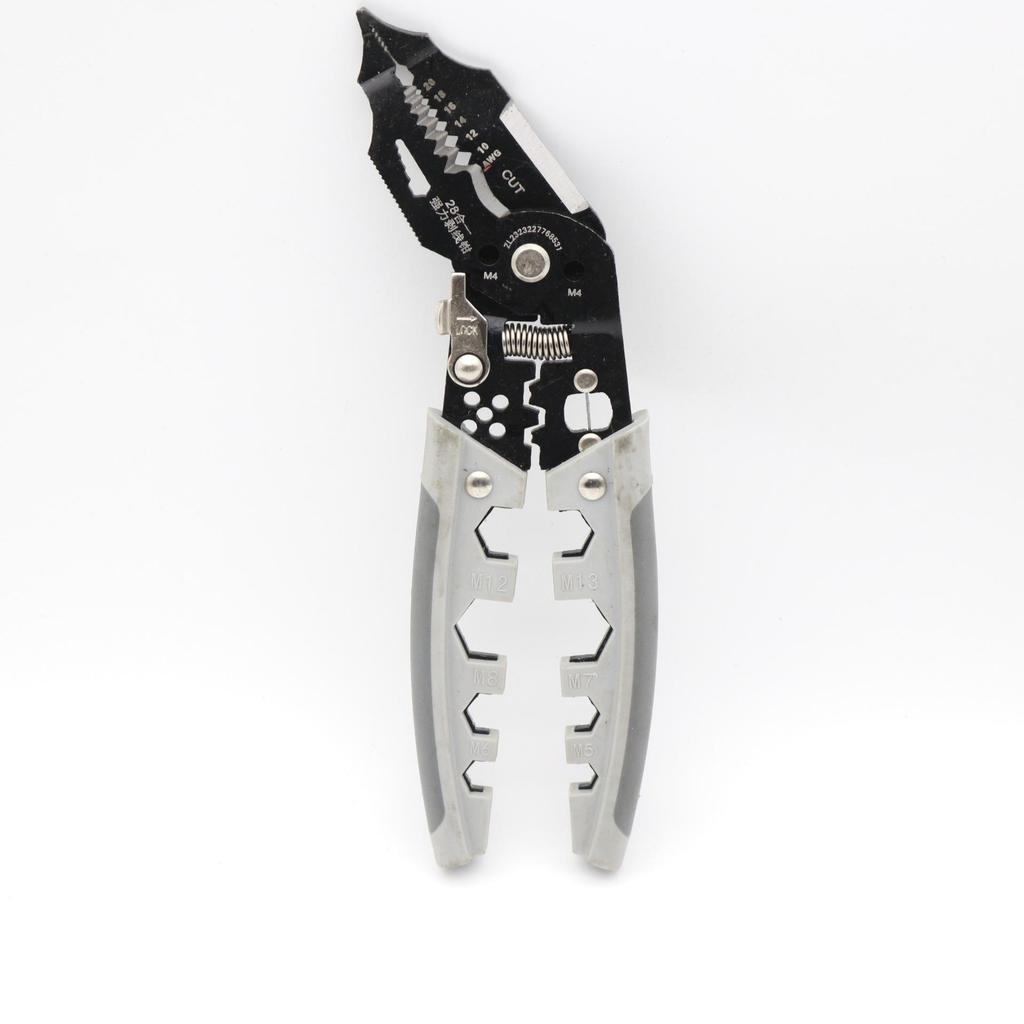 Multi-Functional Electrician Cable Stripping and Crimping Pliers