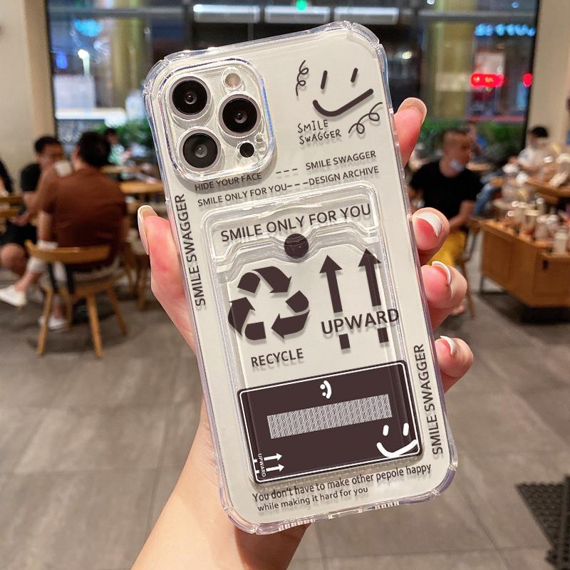 Card Holder Case For Redmi Note 13 12 Pro 5G 11 10 9 8 14C 13C 12C 10C 9T 9C NFC 9A 10s 9s 11s Silicone Soft Funda Covers