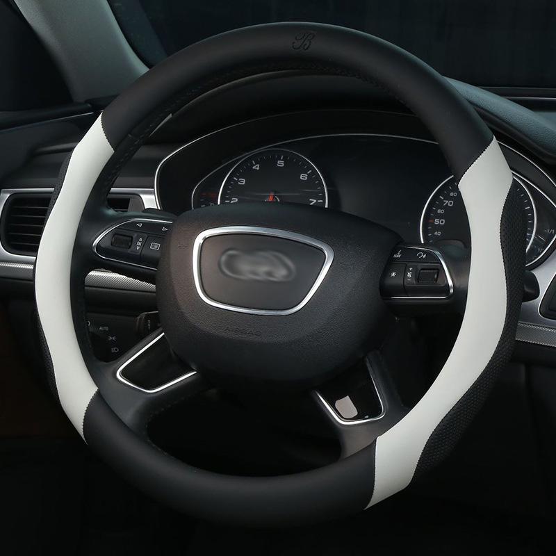 Non-slip Breathable Massage Car Steering Wheel Cover for All Seasons