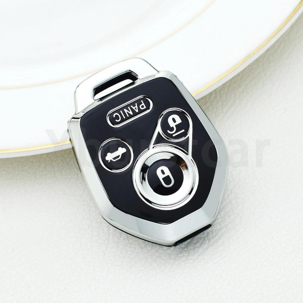 

TPU Car Key Case Cover Shell Fob Holder 4 Buttons For Subaru Tribeca Forester WRX XV Outback Legacy Impreza Crosstrek