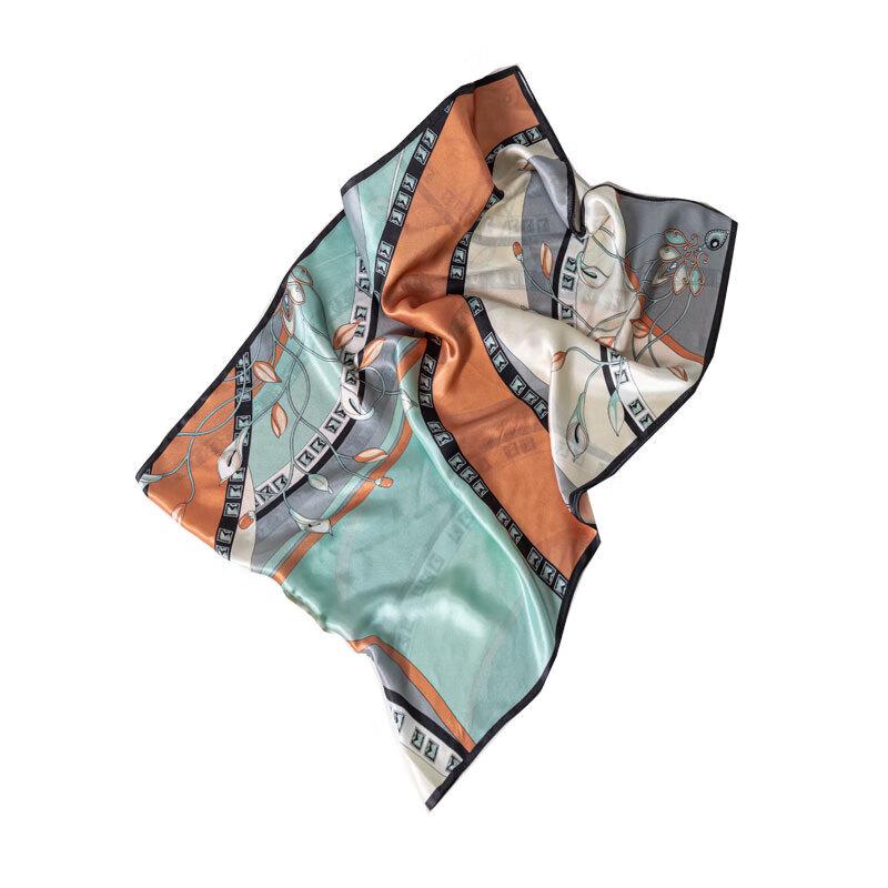 Hengyuanxiang Calla Lily Floral Silk Scarf