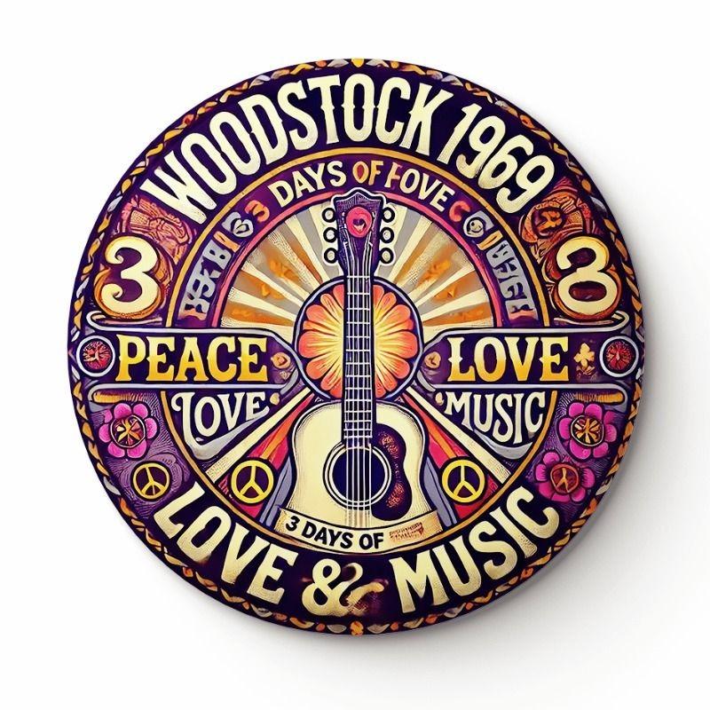 2D Flat Hanging Decorative Metal Sign Hand Painted Art