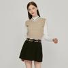 Rick Waist Belt Pleated Wool Skirt (Black) _L3C1-Sk02C