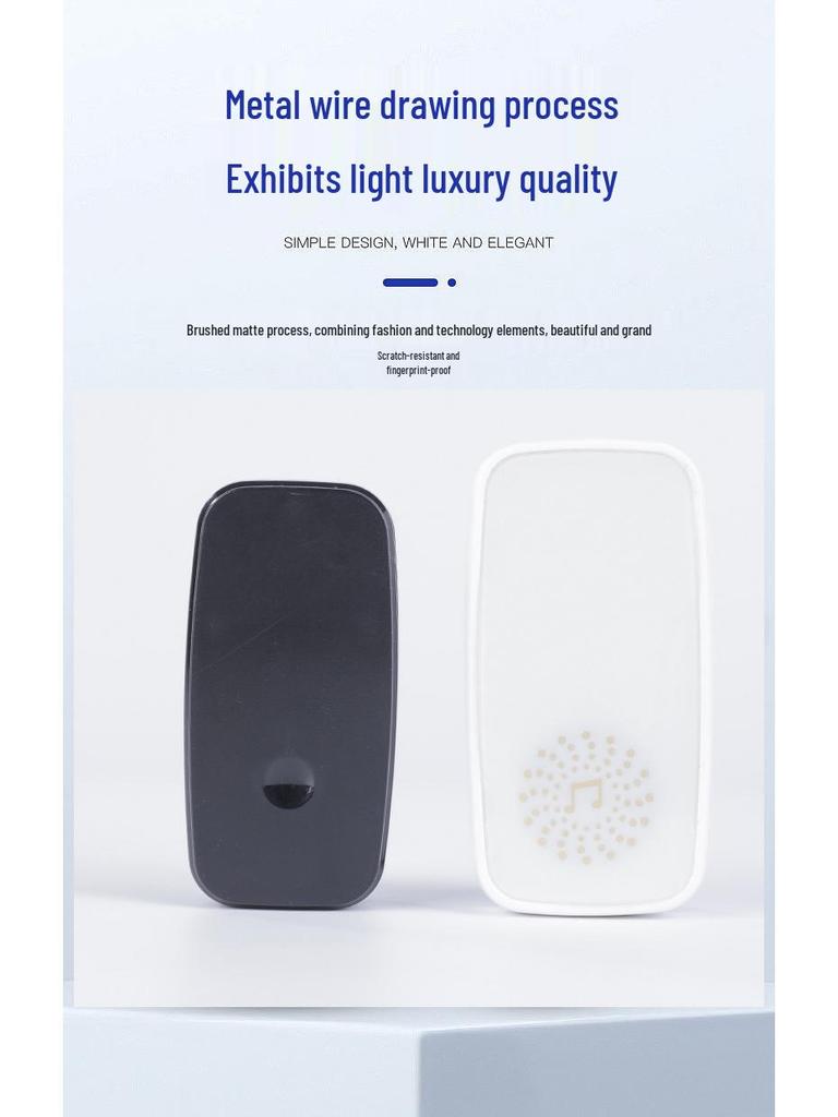 2025 Self-Powered Wireless Doorbell with Friction Power, Continuous Functionality, One-to-One Induction, and SOS Remote Control