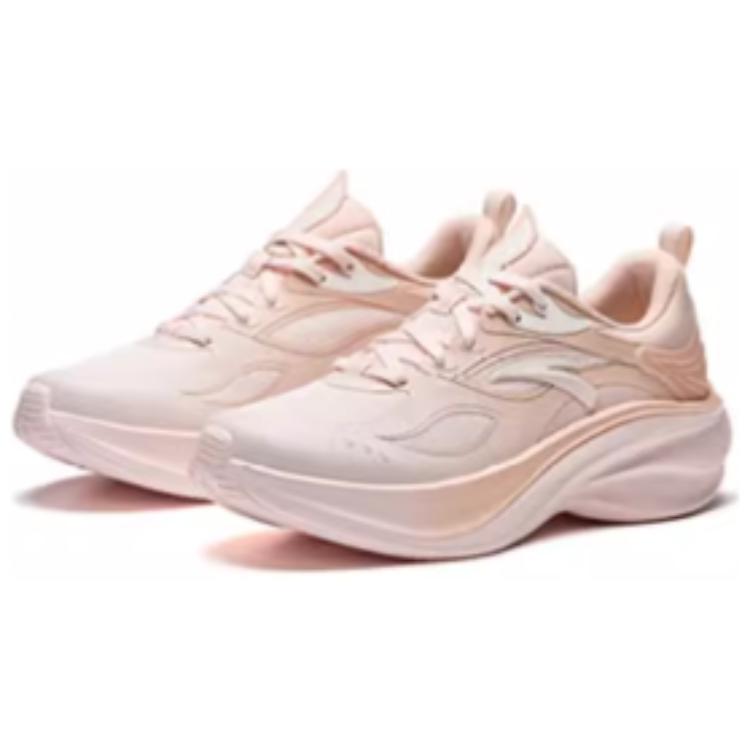 New Anta Leaf 5.0 Lightweight Rebound Low Top Casual Running Shoes Women's Pink 922515518-1