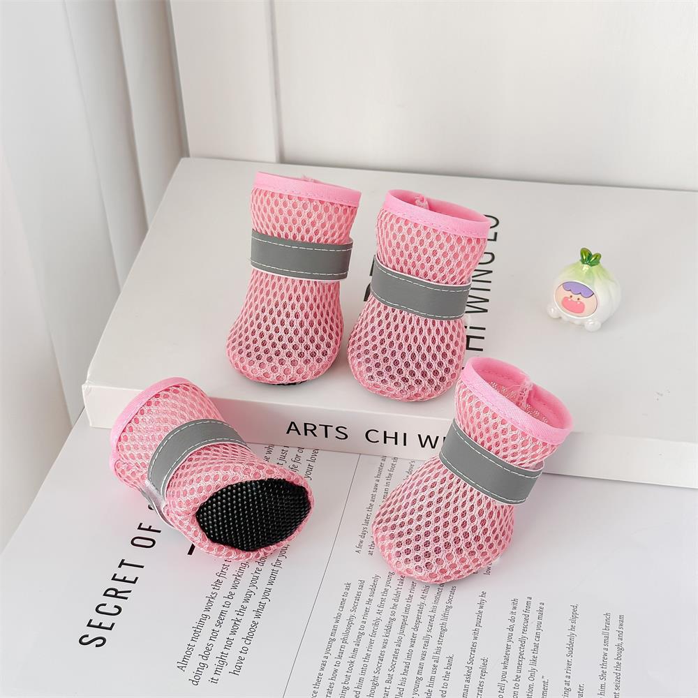 Mini Summer Non-Slip Pet Shoes - Breathable and Secure for Dogs and Cats
