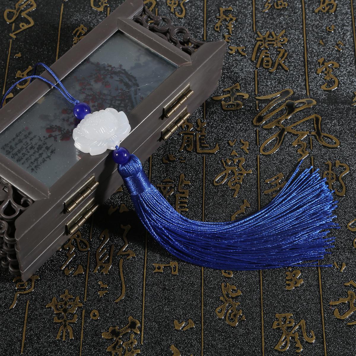 

Бахрома с кистями белого лотоса в стиле ретро для изготовления ювелирных изделий своими руками, аксессуары для трансплантации