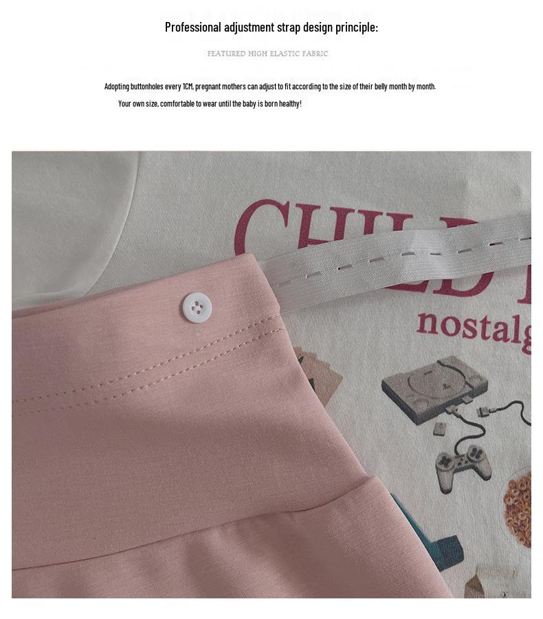 Summer Maternity Wide-Leg Shorts: Lightweight, Casual, and Comfortable for Early Pregnancy
