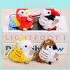 Porte-clés d'Oiseau en Peluche Avec Rembourrage en Coton Doux Pour Filles et Femmes