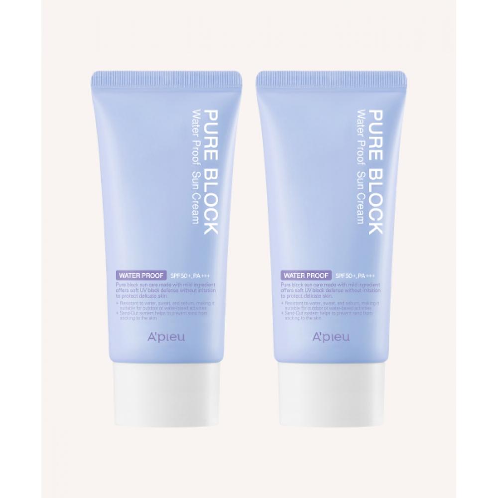 Apieu Pure Block Natural Waterproof Sunscreen 50ml FREE