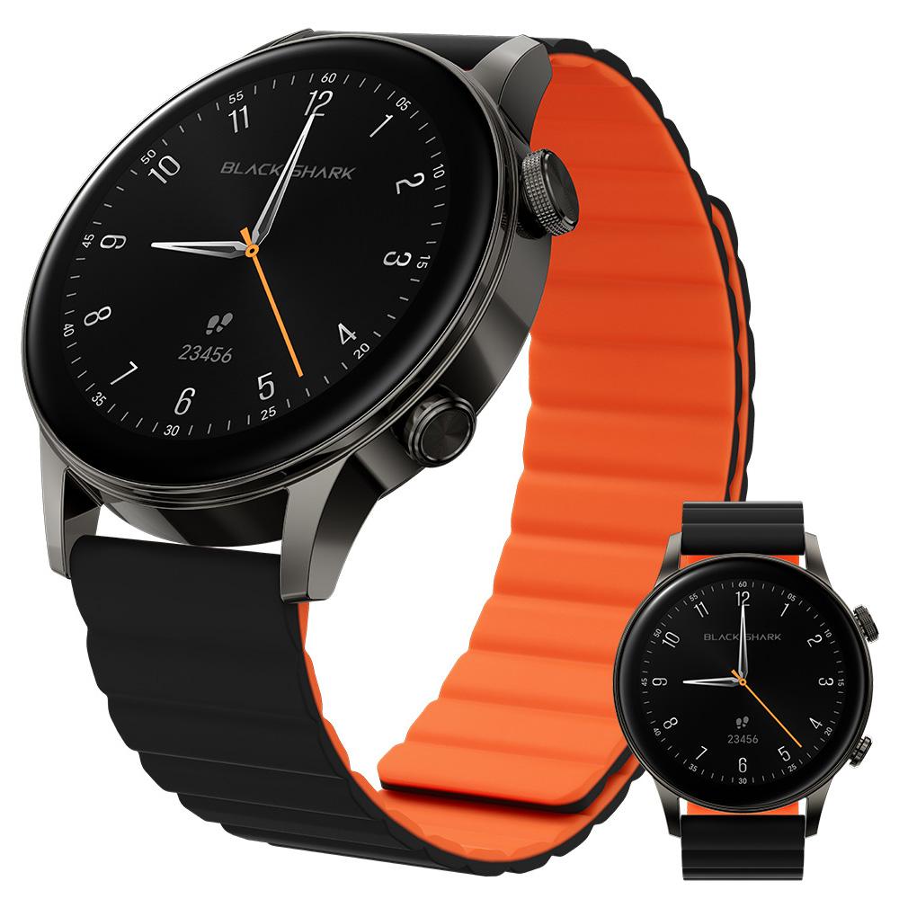 Black Shark S3 Smart Sports Watch New 1.43-inch Touchscreen Health Monitoring With GPS System Support Android iOS 500 mWh