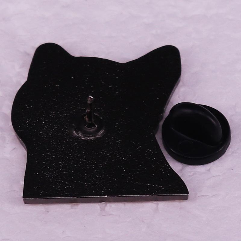 BoBo Cat Open-Mouth Metal Brooch