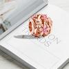 Original Charm Beads,Rose Gold Series,Pink Daisy&Openwork Pink Daisy Flower Charm Beads Fit Pendant Bracelet Women Jewelry Gift