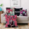 Anime P-Psychocuties Pillow Covers Cartoon Sofa Decorative Home Double-sided Printing Short Plush Cute Cushion Cover