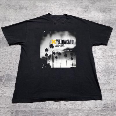Yellowcard BAND Tričko Světla a Zvuky Plná Velikost S-5XL Unisex Tričko