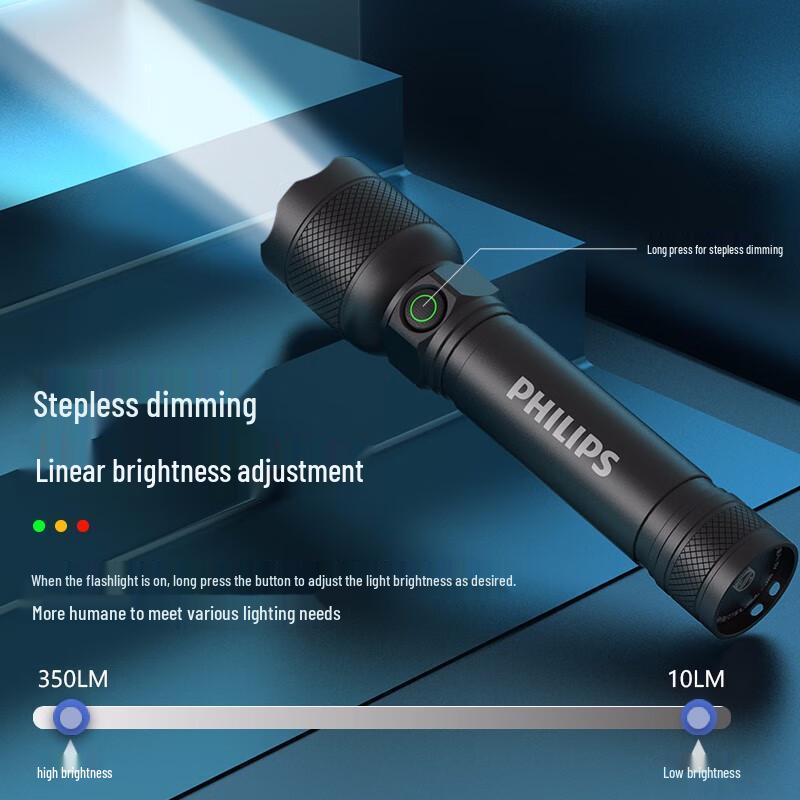 Philips Powerful Rechargeable LED Flashlight