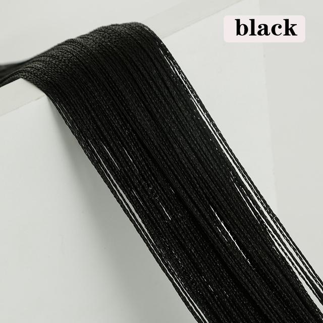 1x2m Wielokolorowe Zasłony z Nici do Drzwi Pokoju Dziennego Ściana Panel Okienny Zasłony z Frędzlami Zasłona Okienna Dekoracja Sypialni