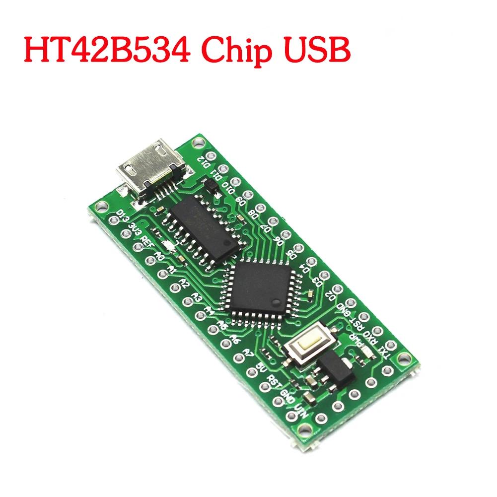 1-5PCS LGT8F328P LQFP32 MiniEVB TYPE-C MICRO USB Compatible HT42B534-1/CH340C Replace NANO V3.0 Controller Board For Arduino