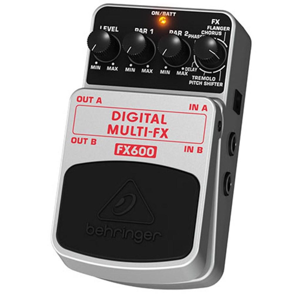 Behringer Digital Guitar Effects Pedal FX600 Flanger Chorus Phaser Delay Tremolo Pitch Shifter Multi FX