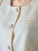 SISTERHOOD Tweed A-Line Mini Skirt - Ivory