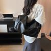 Autumn And Winter Large Capacity Tote Bag Korean Style Commuting Leisure Shoulder Bag Women'S Armpit Bag Pu Pillow Bag